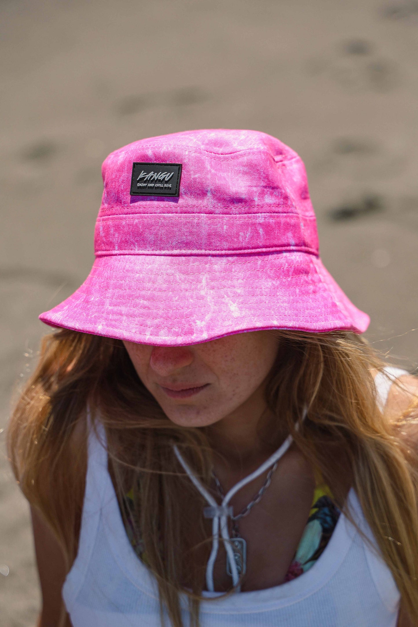 HAT KANGU ROSADO TIE CAP