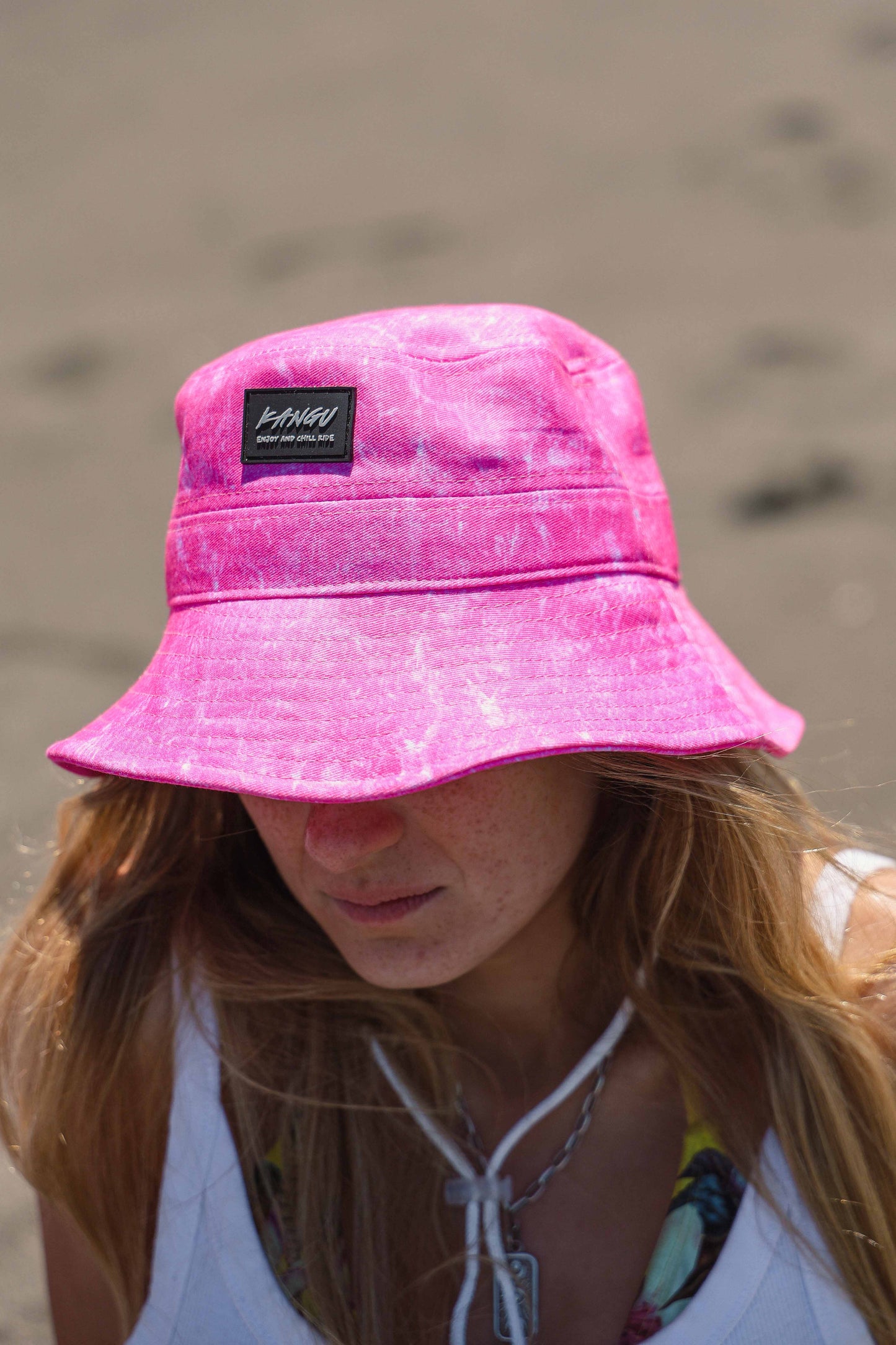 HAT KANGU ROSADO TIE CAP