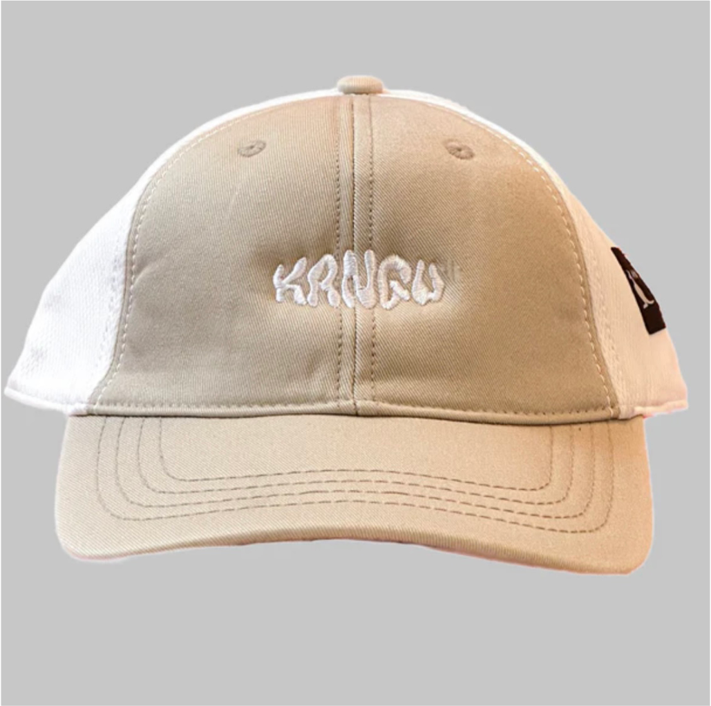 CAP KANGU BEIGE BLANCO MALLA CAP