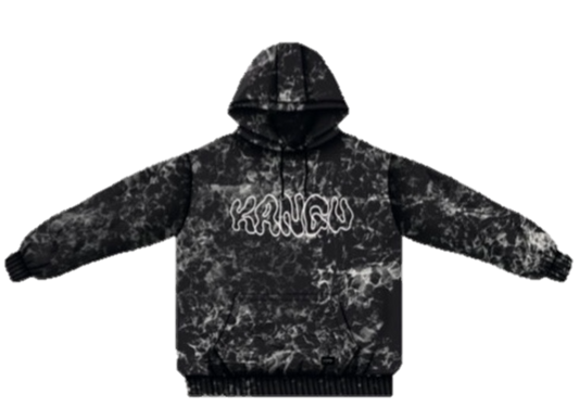 HOODIE KANGU TIE BLACK HOODIES