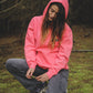 POLERON PINK KANGU WOMAN HOODIES