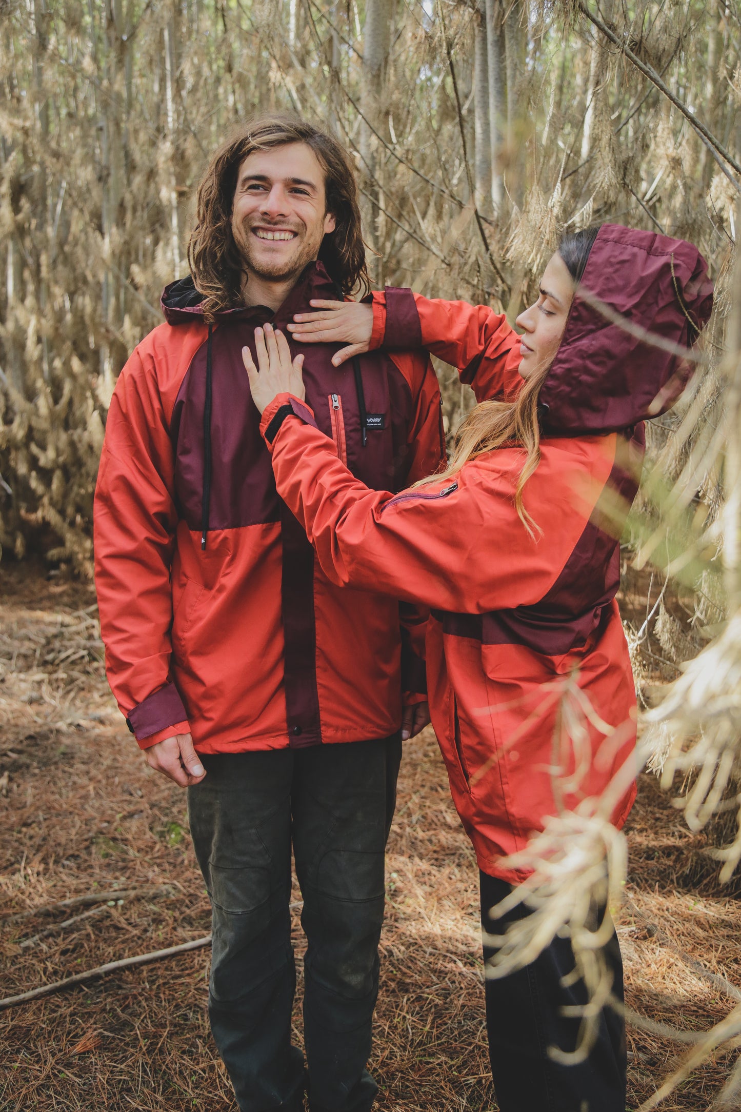 CHAQUETA IMPERMEABLE ROJO KANGU JACKETS