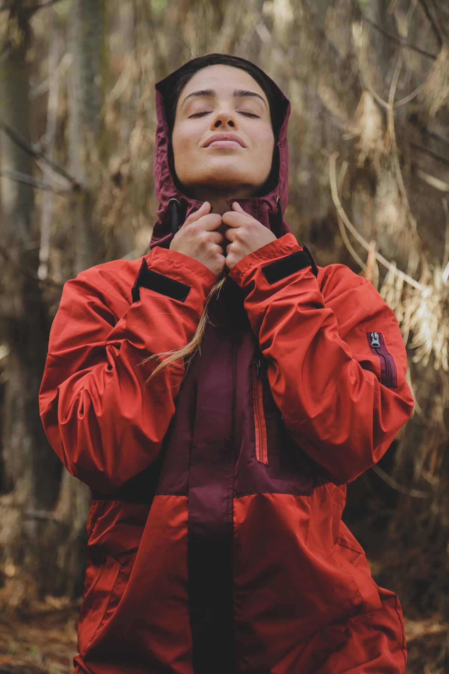 CHAQUETA IMPERMEABLE ROJO KANGU JACKETS