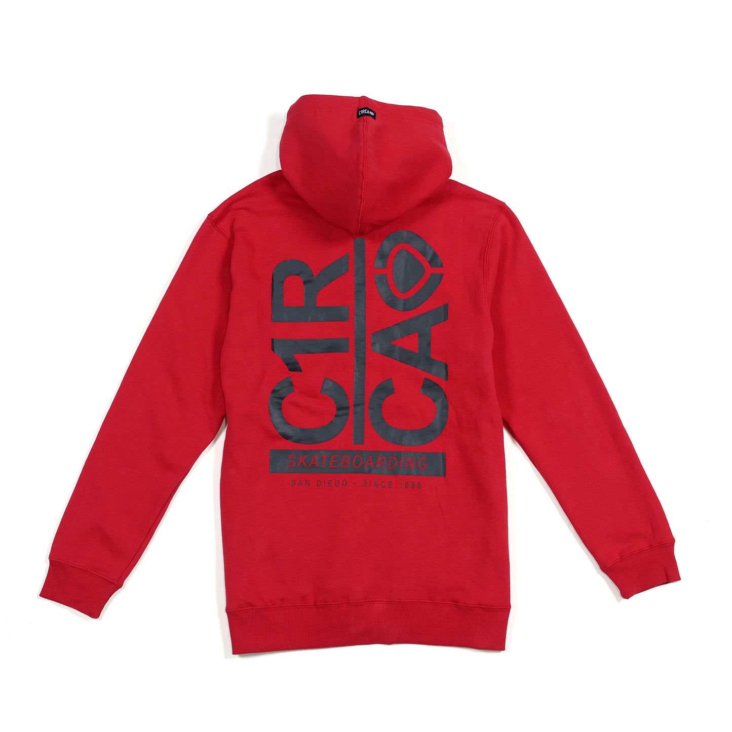 CIRCA BREAK UP ZIP RED HOODIES