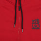 CIRCA BREAK UP ZIP RED HOODIES