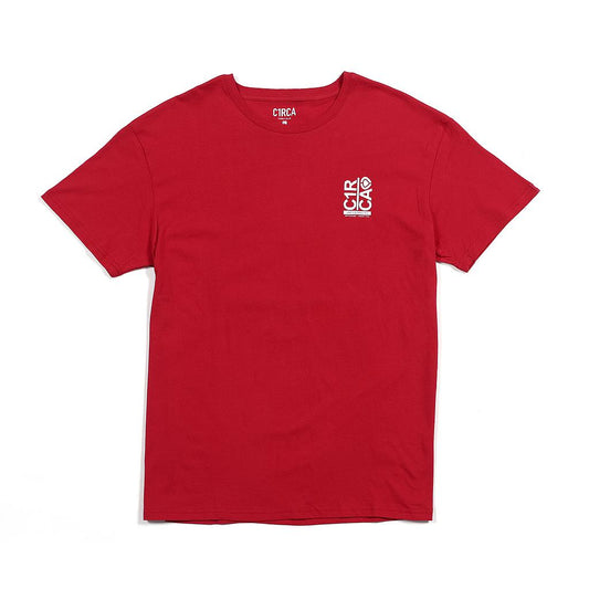 CIRCA BREAK UP TEE RED T-shirt