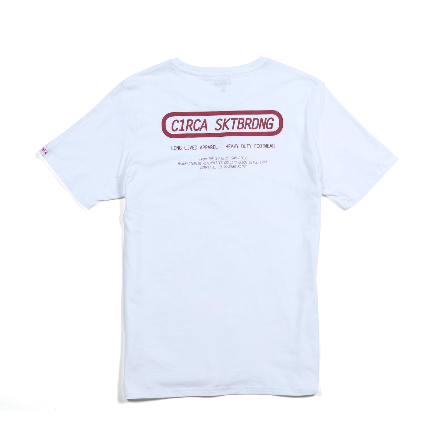 CIRCA LOCK TEE WHITE T-shirt