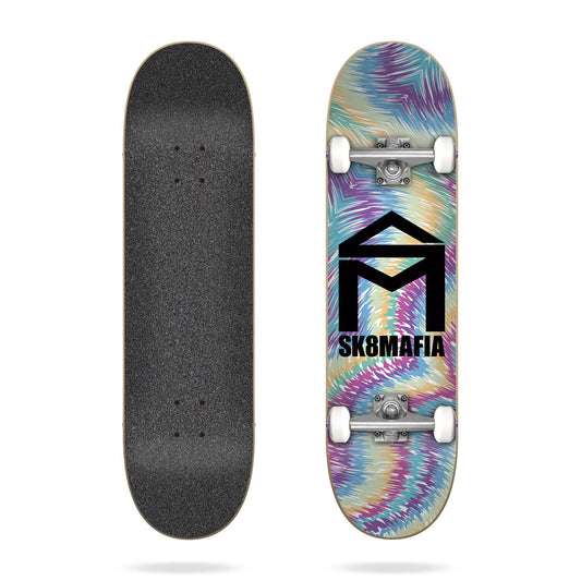 Skate Sk8mafia House Logo Tie Dye 7.87x31.60 Sk8Mafia COMPLETES