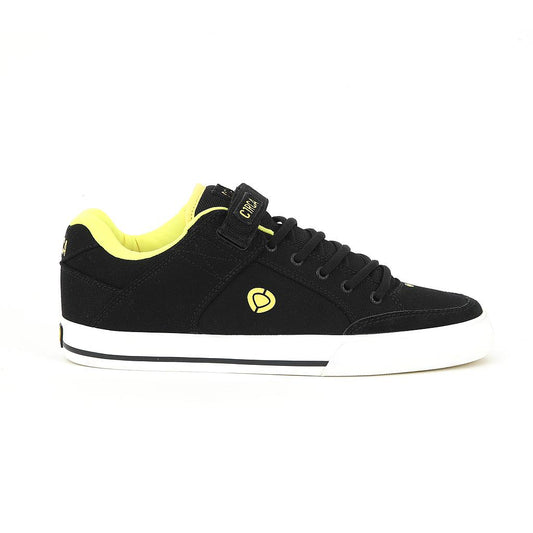 205 CANVAS BLACK YELLOW CIRCA SHOES