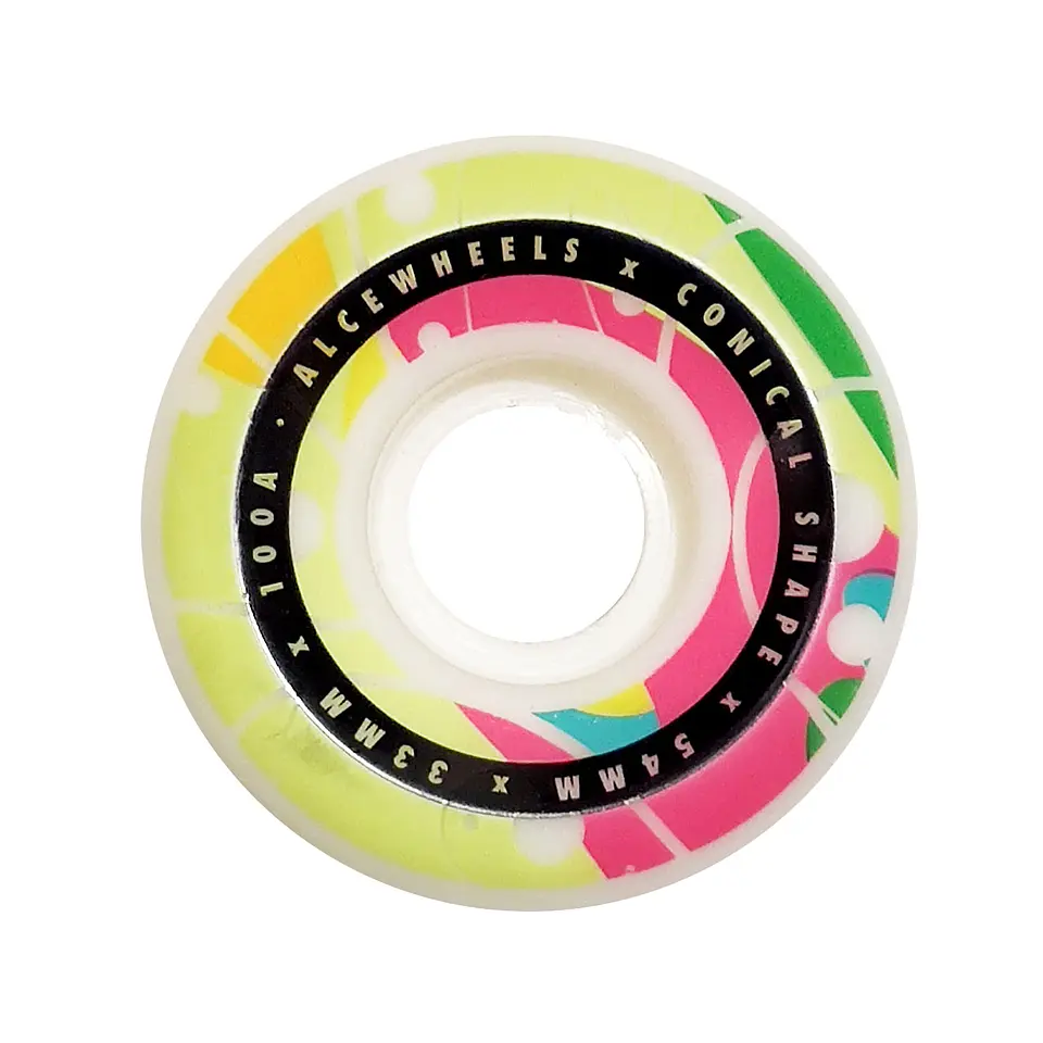 TRIPPY RAINBOW WHEELS 54MM ROSE