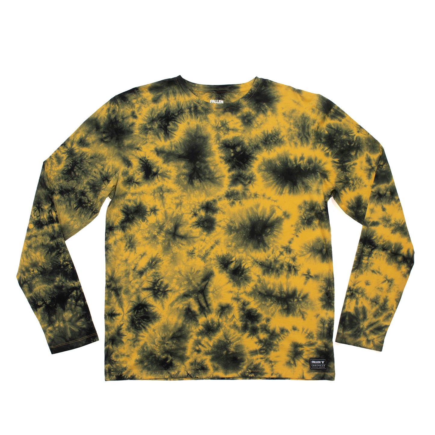 TIE DYE L/S TEE - TIE DYE YELLOW LONG-SLEEVE FALLEN