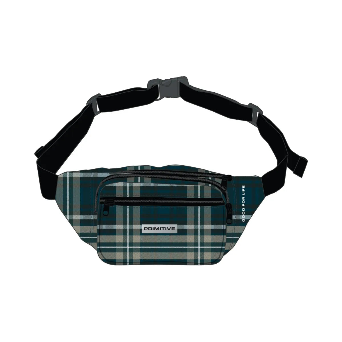 HIP BAG BANANO GFL PLAID BAGPACKS