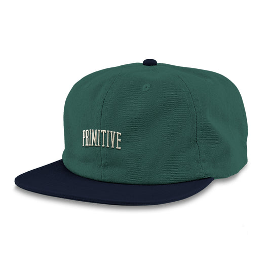 Cap Mini Collegiate 6Panel Unstructured Teal CAP PRIMITIVE