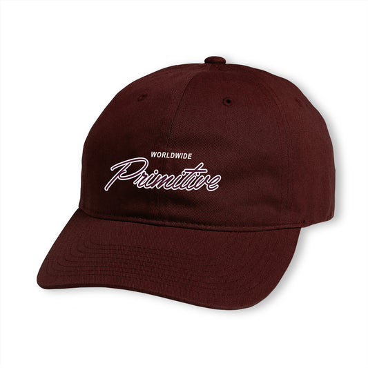 Dad Hat Strapback World Team Burgundy CAP PRIMITIVE