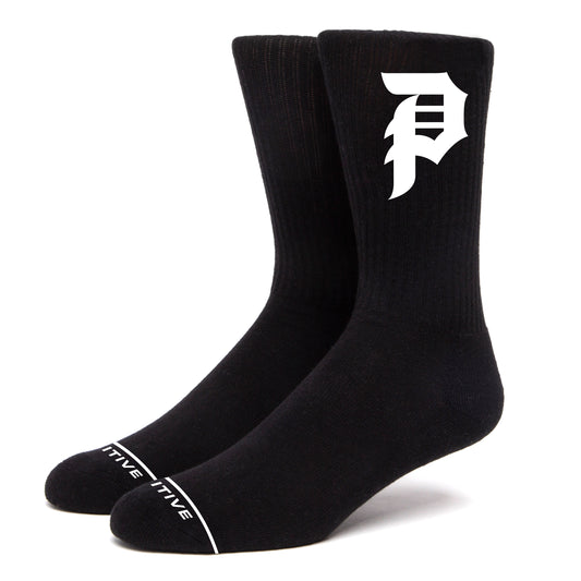 Sock 3 Pack Dirty P Heather Grey/White/Black PRIMITIVE SOCKS