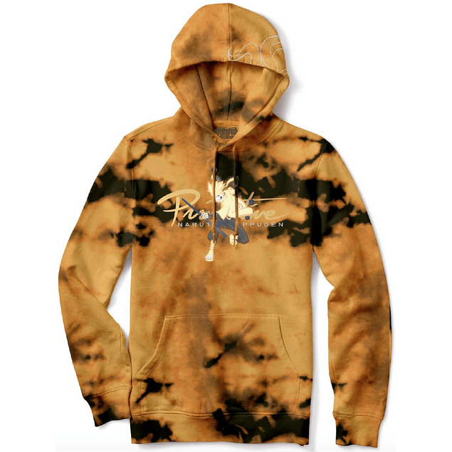 POLERON PRIMITIVE KURAMA WASHED GOLD HOODIE