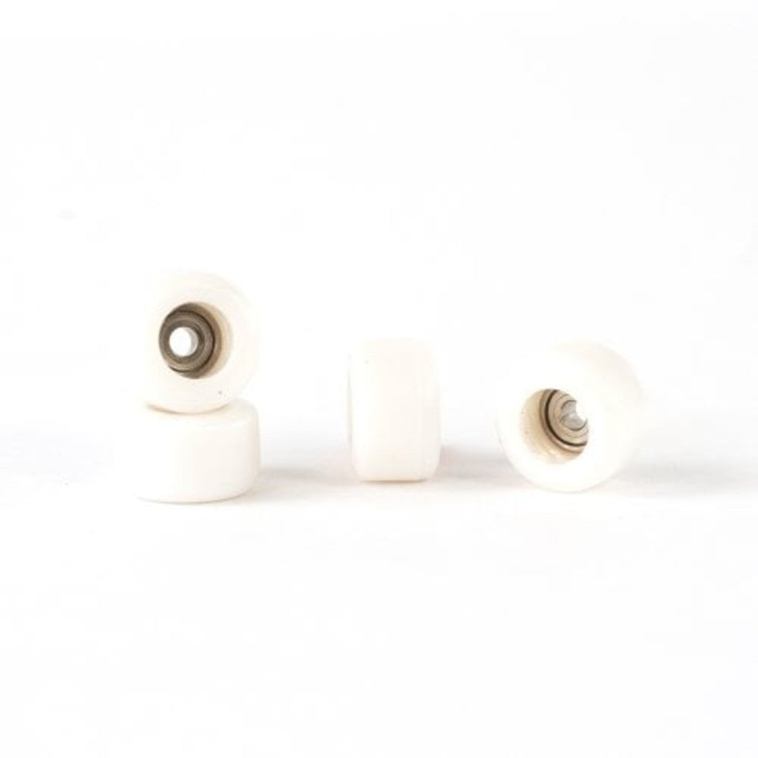 SET WHEELS WHITE FINGERBOARD MADERA SANTA