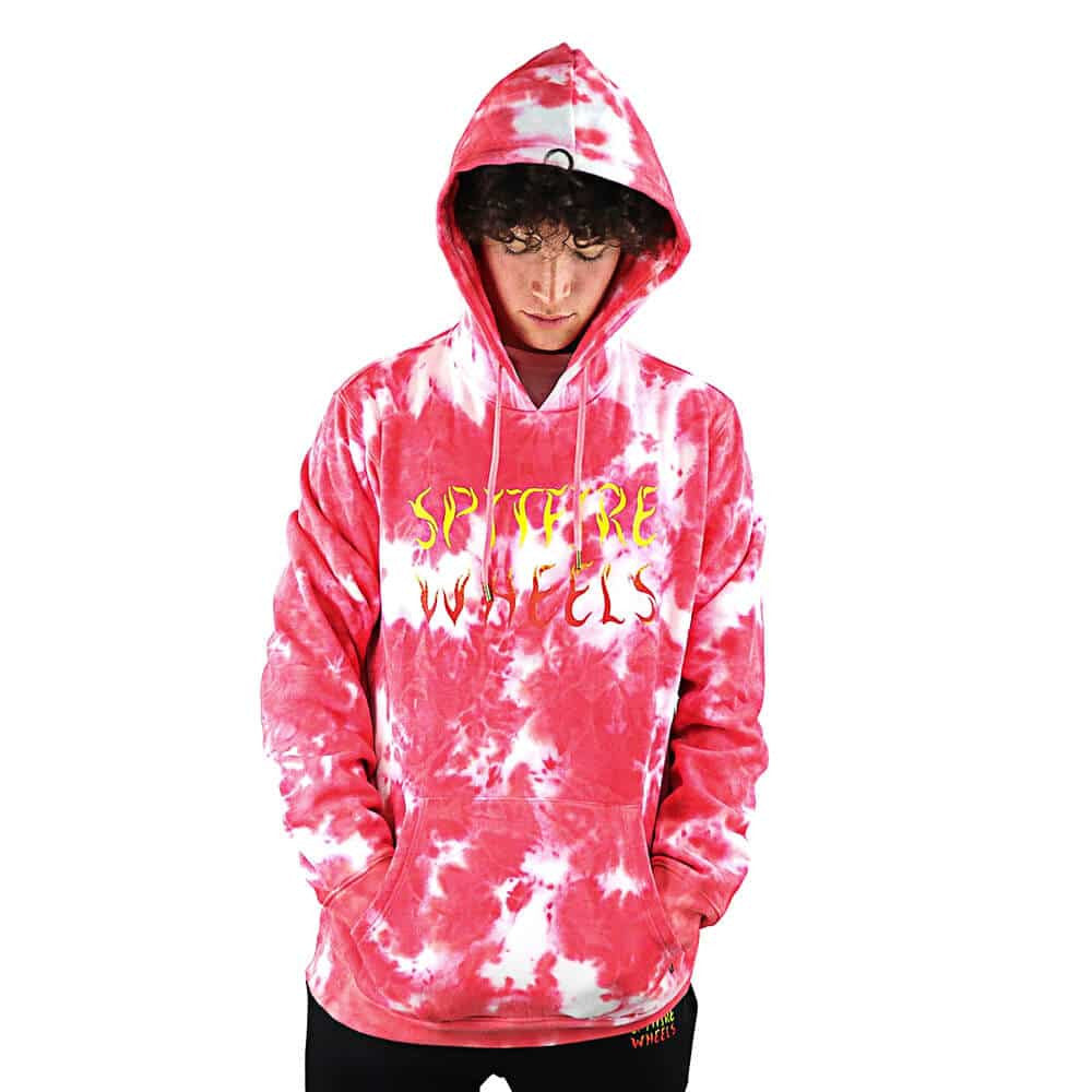 POLERON HOMBRE SPITFIRE BIGHEAD SFW ROSADO BLANCO HOODIES