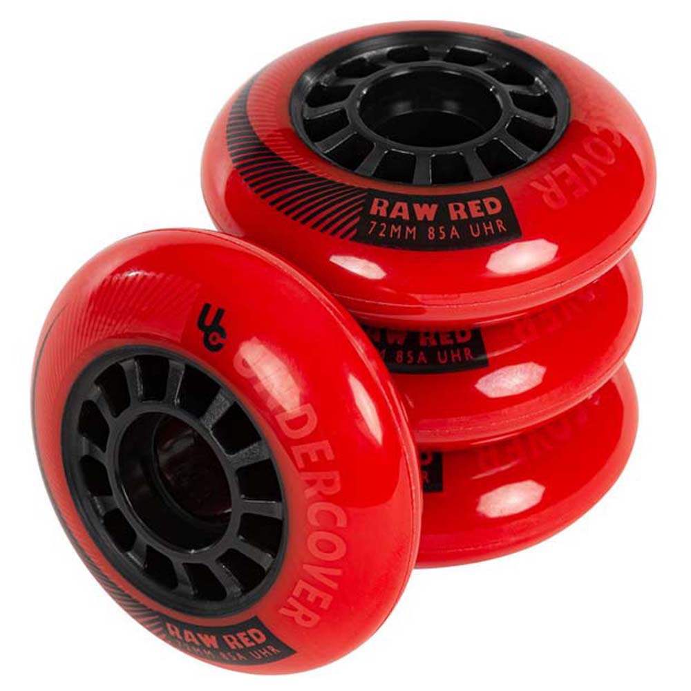 RUEDAS UNDERCOVER RAW 72MM 85A RED WHEELS SKATE